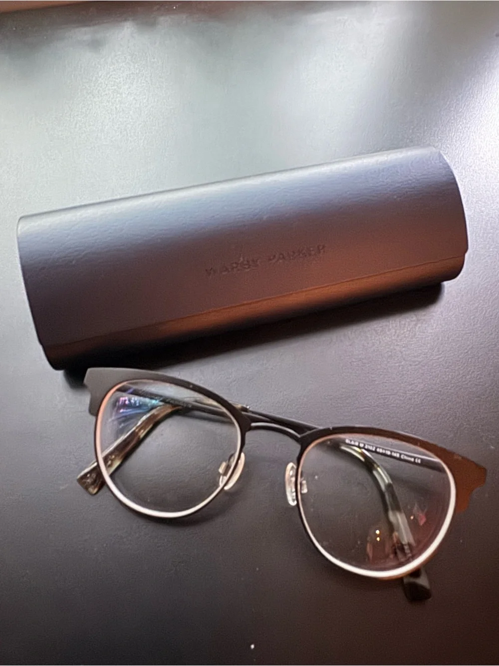 Warby Parker Eyeglasses - Blair in Black Ink
